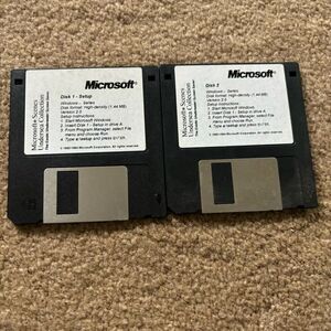 Microsoft Scenes Undersea Collection Setup Disks 1993-1994 *2 Disks*